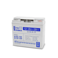 Акумуляторна батарея Full Energy FEL-1220 12V 20AH GEL Акумуляторна батарея Full Energy FEL-1220 12V 20AH GEL