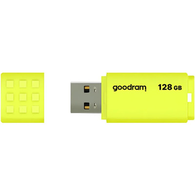 Флеш-накопичувач USB2.0 128GB Goodram UME2 Yellow (UME2-1280Y0R11) Флеш-накопичувач USB2.0 128GB Goodram UME2 Yellow (UME2-1280Y0R11)