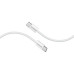 Кабель Promate USB Type-C - USB Type-C (M/M), 3A, 60W, 2 м, White (ecoline-cc200.white)