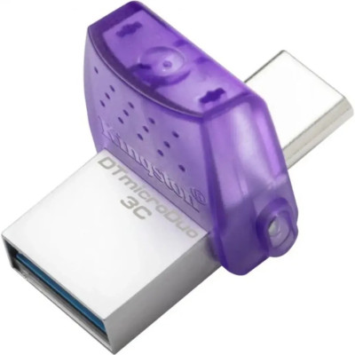 Флеш-накопичувач USB3.2 64GB Type-C Kingston DataTraveler microDuo 3C (DTDUO3CG3/64GB) Флеш-накопичувач USB3.2 64GB Type-C Kingston DataTraveler microDuo 3C (DTDUO3CG3/64GB)