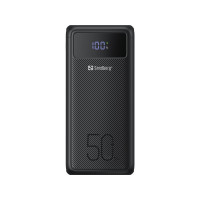 Універсальна мобільна батарея Sandberg Powerbank 50000mAh, USB-C PD 130W, Black (420-75)