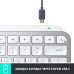 Клавиатура беспроводная  Logitech MX Keys Mini Wireless Illuminated UA Pale Gray (920-010499)