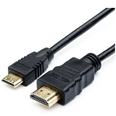 Кабель Atcom HDMI - mini-HDMI (M/M), 2 м, Black (14156) Кабель Atcom HDMI - mini-HDMI (M/M), 2 м, Black (14156)
