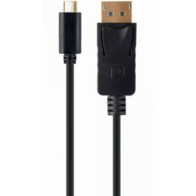 Кабель Cablexpert USB Type-C - DisplayPort (M/M), 2 м, чорний (A-CM-DPM-01) Кабель Cablexpert USB Type-C - DisplayPort (M/M), 2 м, чорний (A-CM-DPM-01)