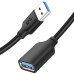 Кабель-подовжувач Cabletime USB - USB V 3.0 (M/F), 2 м, Black (CA11L)