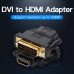 Адаптер Vention HDMI - DVI V 1.4 (F/M), Black (ECDB0) Адаптер Vention HDMI - DVI V 1.4 (F/M), Black (ECDB0)