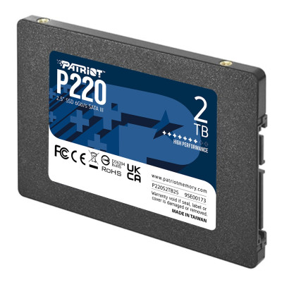Накопичувач SSD 2TB Patriot P220 2.5 Накопичувач SSD 2TB Patriot P220 2.5