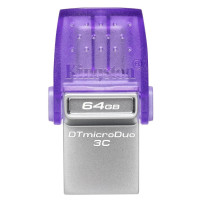 Флеш-накопичувач USB3.2 64GB Type-C Kingston DataTraveler microDuo 3C (DTDUO3CG3/64GB) Флеш-накопичувач USB3.2 64GB Type-C Kingston DataTraveler microDuo 3C (DTDUO3CG3/64GB)