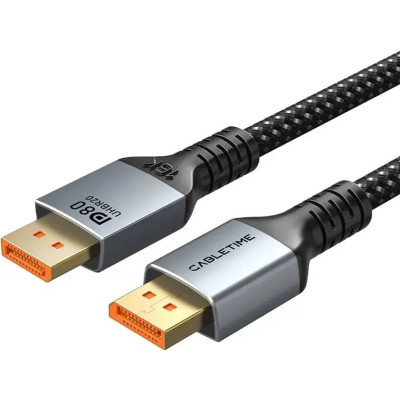 Кабель Cabletime DisplayPort - DisplayPort v2.1 (M/M), 16K, 1 м Black (CD13H) Кабель Cabletime DisplayPort - DisplayPort v2.1 (M/M), 16K, 1 м Black (CD13H)