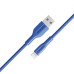 Кабель Promate xCord-Ai USB - Lightning (M/M), 2 A, 1 м, Navy
