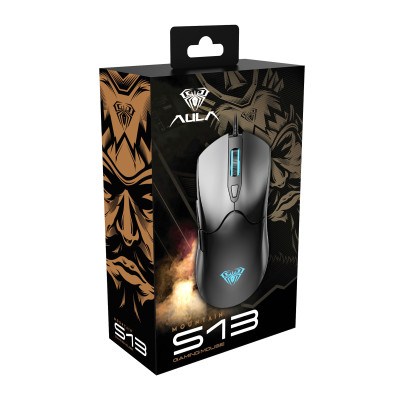 Миша Aula S13 Wired gaming mouse with 6 keys Black (6948391213095) Миша Aula S13 Wired gaming mouse with 6 keys Black (6948391213095)