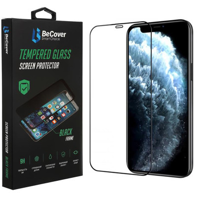 Захисне скло BeCover для Apple iPhone 13/13 Pro Black (706663) Захисне скло BeCover для Apple iPhone 13/13 Pro Black (706663)