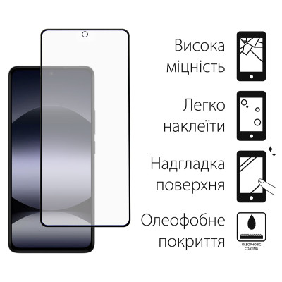 Захисне скло Dengos для Oppo A5 Pro Black Full Glue (DG-TG2P-72) 2шт Захисне скло Dengos для Oppo A5 Pro Black Full Glue (DG-TG2P-72) 2шт