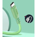 Кабель ColorWay USB - USB Type-C (M/M), soft silicone, 2.4 А, 1 м, Green (CW-CBUC042-GR) Кабель ColorWay USB - USB Type-C (M/M), soft silicone, 2.4 А, 1 м, Green (CW-CBUC042-GR)