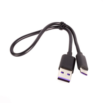 Кабель ColorWay USB - USB Type-C (M/M), 2.4 А, 0.3 м, Black (CW-CBUC059-BK) Кабель ColorWay USB - USB Type-C (M/M), 2.4 А, 0.3 м, Black (CW-CBUC059-BK)