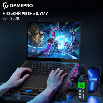 Охолоджуюча підставка для ноутбука GamePro CP560 Охолоджуюча підставка для ноутбука GamePro CP560