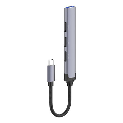 USB-хаб СolorWay USB Type-C 4-в-1 (CW-HUB04) USB-хаб СolorWay USB Type-C 4-в-1 (CW-HUB04)