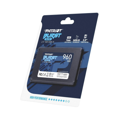 Накопичувач SSD 960GB Patriot Burst Elite 2.5 Накопичувач SSD 960GB Patriot Burst Elite 2.5