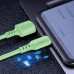 Кабель ColorWay USB - Lightning (M/M), soft silicone, 2.4 А, 1 м, Green (CW-CBUL042-GR) Кабель ColorWay USB - Lightning (M/M), soft silicone, 2.4 А, 1 м, Green (CW-CBUL042-GR)