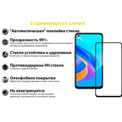 Захисне скло BeCover для Oppo A76 Black (707604)