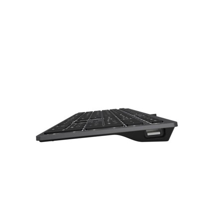 Клавіатура A4Tech Fstyler FX60H Grey White Backlit ENG / UKR