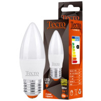 Лампа світлодіодна Tecro 6W E27 3000K (TL-C37-6W-3K-E27)