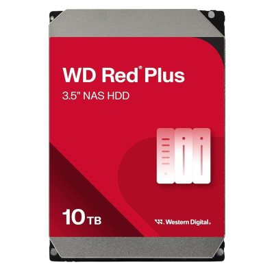 Накопичувач HDD SATA 10.0TB WD Red Plus 7200rpm 512MB (WD100EFGX) Накопичувач HDD SATA 10.0TB WD Red Plus 7200rpm 512MB (WD100EFGX)