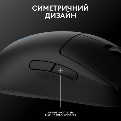Миша бездротова Logitech G Pro 2 Lightspeed Black (910-007295) Миша бездротова Logitech G Pro 2 Lightspeed Black (910-007295)