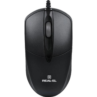 Миша REAL-EL RM-211 Black USB