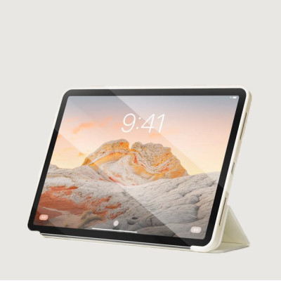 Чохол-книжка BeCover Tri Fold Soft TPU Silicone для Apple iPad Pro 12.9 2020/2021/2022 Beige (711736)