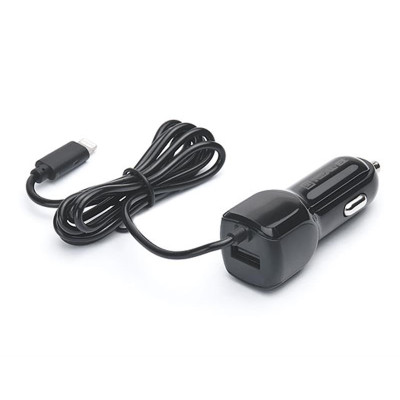 Автомобільний зарядний пристрій REAL-EL CA-17 (2USB, 2.1A) Black + кабель Lightning Автомобільний зарядний пристрій REAL-EL CA-17 (2USB, 2.1A) Black + кабель Lightning