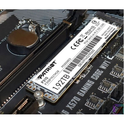 Накопичувач SSD 1.92TB Patriot P310 M.2 2280 PCIe NVMe 3.0 x4 TLC (P310P192TM28) Накопичувач SSD 1.92TB Patriot P310 M.2 2280 PCIe NVMe 3.0 x4 TLC (P310P192TM28)