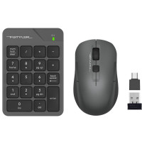 Комплект (клавіатура цифрова, миша) бездротовий Fstyler FG1600C Air2 Grey Комплект (клавіатура цифрова, миша) бездротовий Fstyler FG1600C Air2 Grey