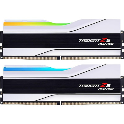 Модуль пам`ятi DDR5 2x16GB/6400 G.Skill Trident Z5 Neo RGB White (F5-6400J3239G16GX2-TZ5NRW) Модуль пам`ятi DDR5 2x16GB/6400 G.Skill Trident Z5 Neo RGB White (F5-6400J3239G16GX2-TZ5NRW)