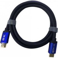 Кабель ATcom HDMI - HDMI V 2.1 (M/M), Real 8K 48Gbps, 5 м, Black/Blue (88855) Кабель ATcom HDMI - HDMI V 2.1 (M/M), Real 8K 48Gbps, 5 м, Black/Blue (88855)