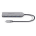 USB-хаб REAL-EL CQ-415 USB Type-C 4-в-1