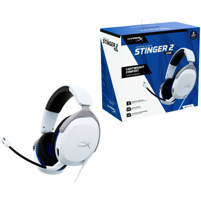 Гарнiтура HyperX Cloud Stinger 2 для PS5/PS4 White (75X29AA) Гарнiтура HyperX Cloud Stinger 2 для PS5/PS4 White (75X29AA)