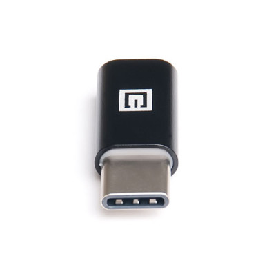 Адаптер REAL-EL micro USB - USB Type-C (F/M), Black (EL123500018) Адаптер REAL-EL micro USB - USB Type-C (F/M), Black (EL123500018)