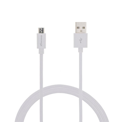 Кабель Grand-X USB - micro USB (M/M), Cu, 2.5 м, White (PM025W) Кабель Grand-X USB - micro USB (M/M), Cu, 2.5 м, White (PM025W)