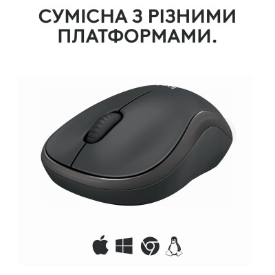 Миша бездротова Logitech M240 Silent Charcoal (910-007119) Миша бездротова Logitech M240 Silent Charcoal (910-007119)