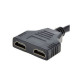 Кабель-розгалужувач Cablexpert HDMI - 2хHDMI (M/F), 0.3 м, Black (DSP-2PH4-04) Кабель-розгалужувач Cablexpert HDMI - 2хHDMI (M/F), 0.3 м, Black (DSP-2PH4-04)