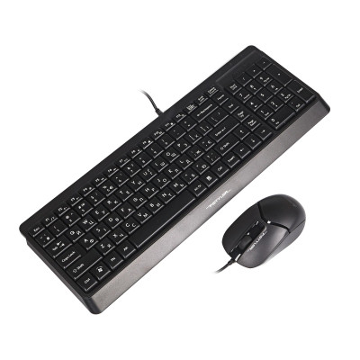 Комплект (клавіатура, миша) A4Tech F1512 Black Комплект (клавіатура, миша) A4Tech F1512 Black