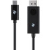 Кабель 2E Displayport - USB Type-C (M/M), 1 м, Black (2E-W1402) Кабель 2E Displayport - USB Type-C (M/M), 1 м, Black (2E-W1402)