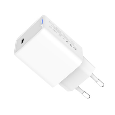 Мережевий зарядний пристрій ColorWay GaN Mini 45W PD Port PPS USB-C White (CW-CHS057PD-WT)