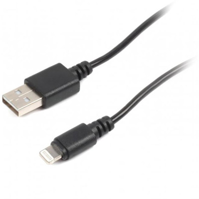 Кабель Cablexpert USB - Lightning (M/M), 1 м, Black (CC-USB2-AMLM-1M) Кабель Cablexpert USB - Lightning (M/M), 1 м, Black (CC-USB2-AMLM-1M)