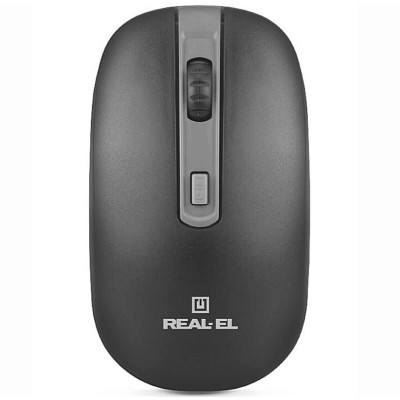 Миша бездротова REAL-EL RM-303 Black/Grey