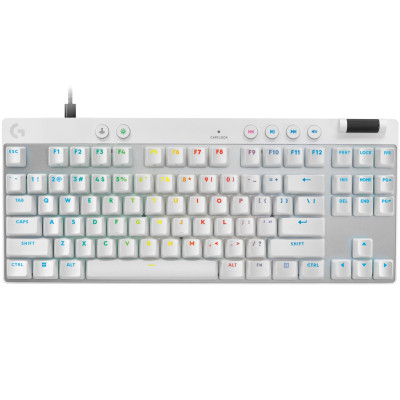 Клавiатура Logitech G PRO X TKL Rapid White (920-013242) Клавiатура Logitech G PRO X TKL Rapid White (920-013242)