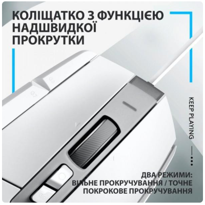 Миша бездротова Logitech G502 X Lightspeed White (910-006189) Миша бездротова Logitech G502 X Lightspeed White (910-006189)