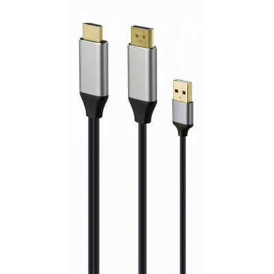Кабель Cablexpert (A-HDMIM-DPM-01) HDMI-DisplayPort, 2м Кабель Cablexpert (A-HDMIM-DPM-01) HDMI-DisplayPort, 2м