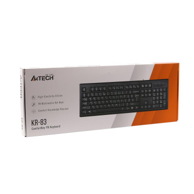 Клавiатура A4tech KR-83 Black Клавiатура A4tech KR-83 Black